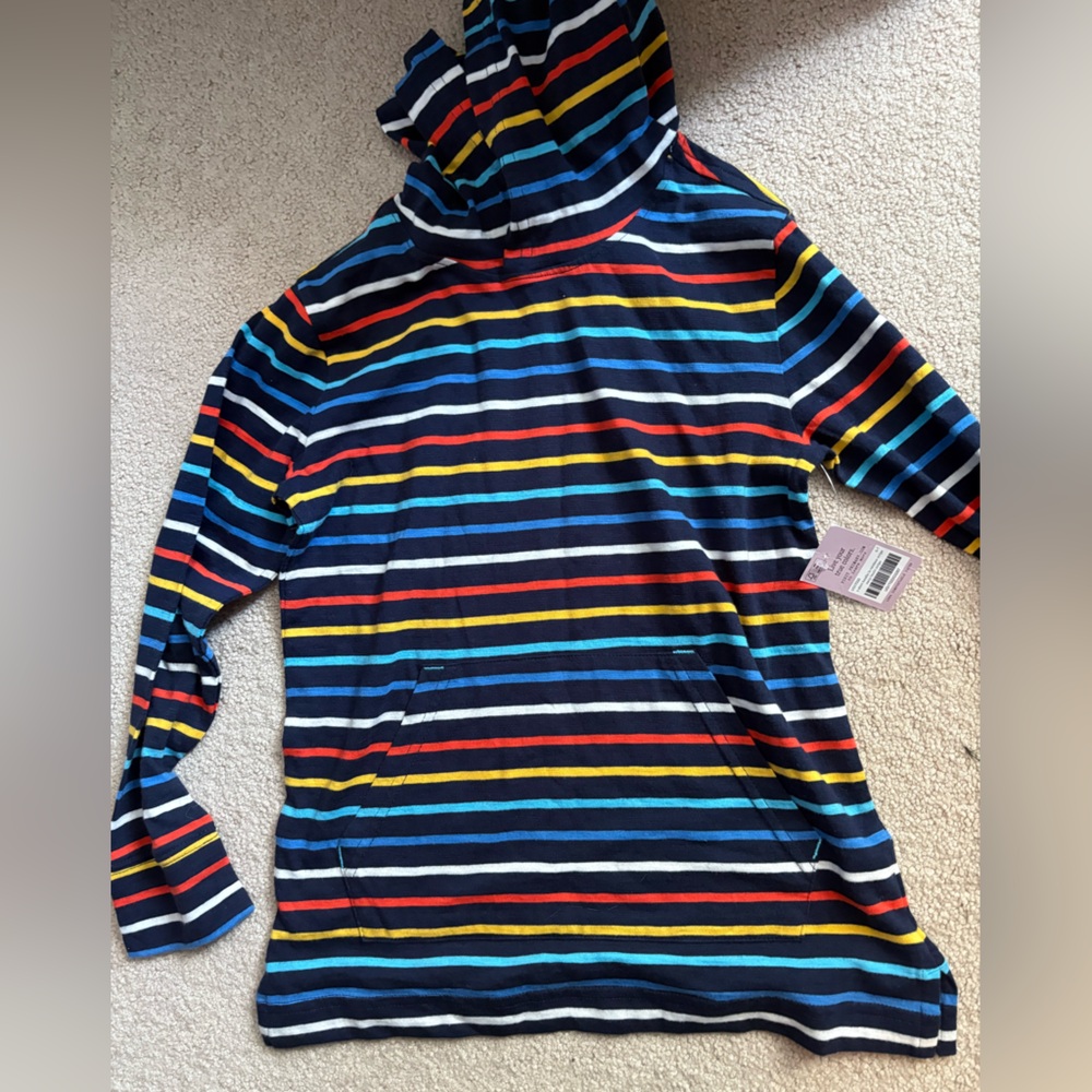 Primary rainbow Striped Long Sleeve Tee